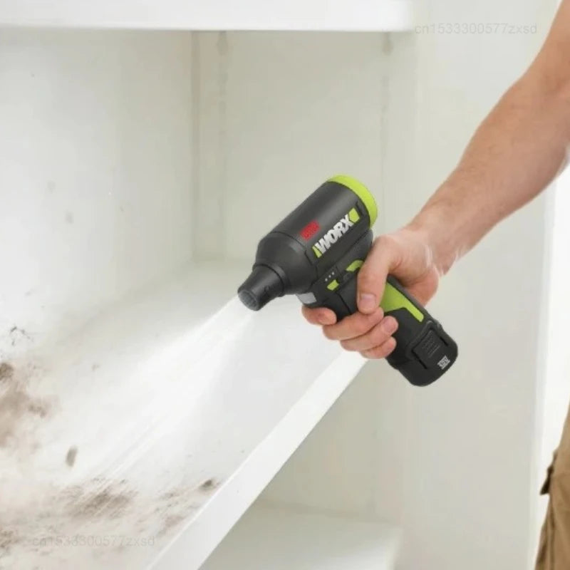 WORX WU094 12V Brushless Cordless Electric Cyclone Duster Blower Turbo Fan Stepless Speed Handheld Jet Fan Dust Blowing Tool
