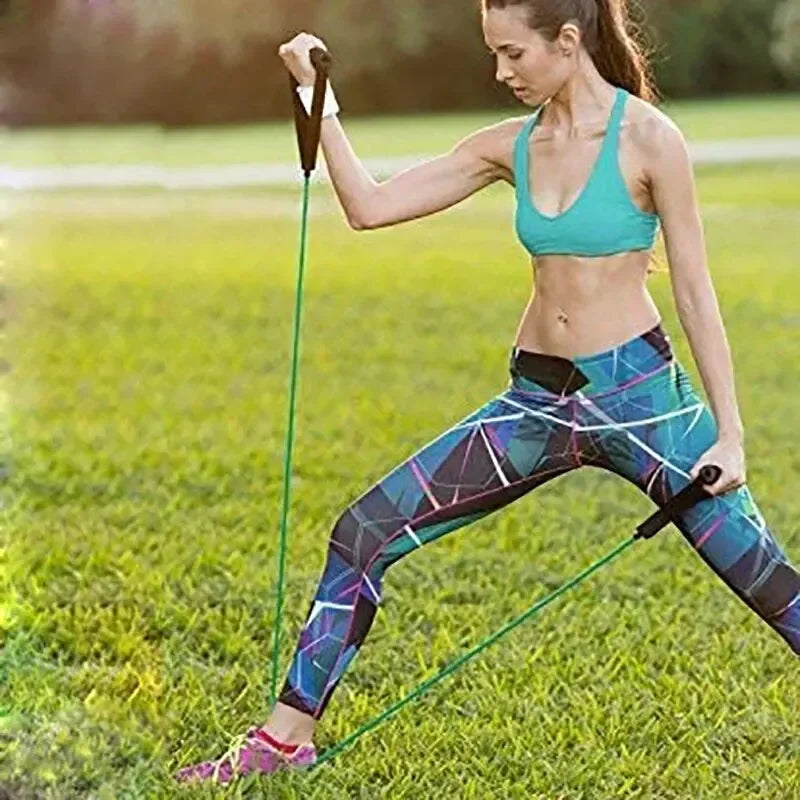 Resistance Bands with Handles for Home Gym, Exercise Strength Training Bands for Men Women, Portable Fitness Workout Equipment